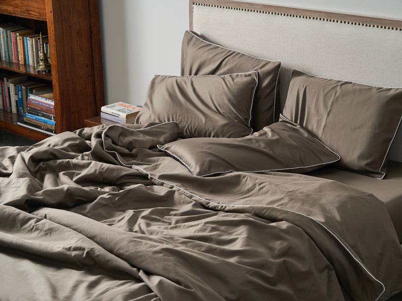 Piping Luxe Sheet Set | 600 Thread Count