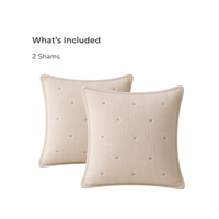 Cloud Cotton Gauze Quilted Shams