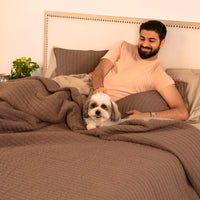 Cambric Cotton Quilted Bed Cover
