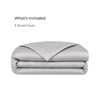 Piping Luxe Duvet Cover | 600 Thread Count