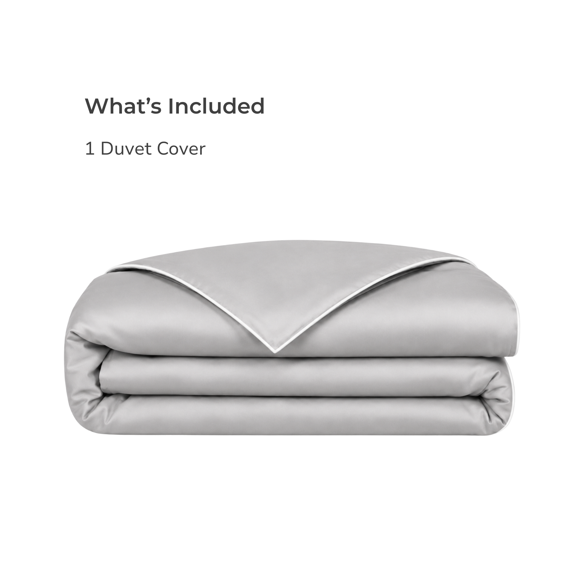 Piping Luxe Duvet Cover | 600 Thread Count