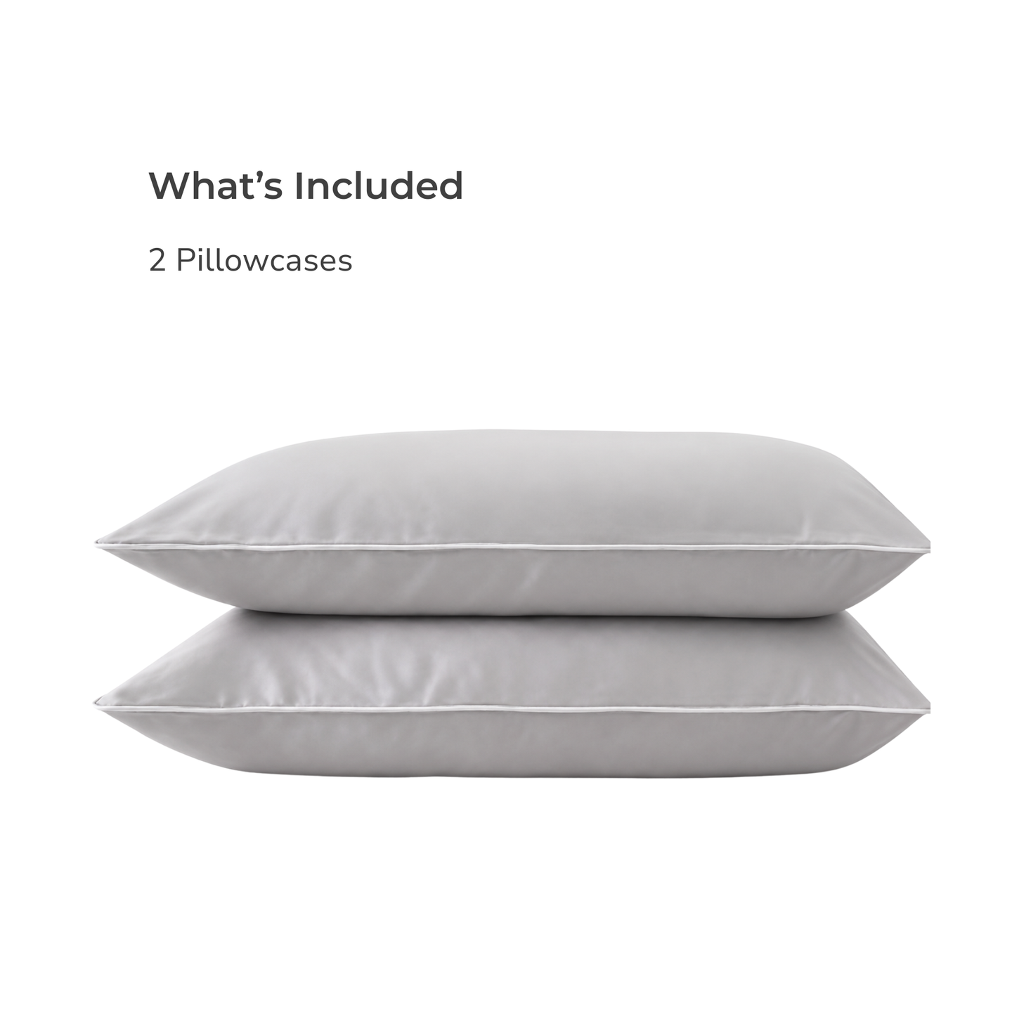 Piping Luxe Pillowcase Pair | 600 Thread Count