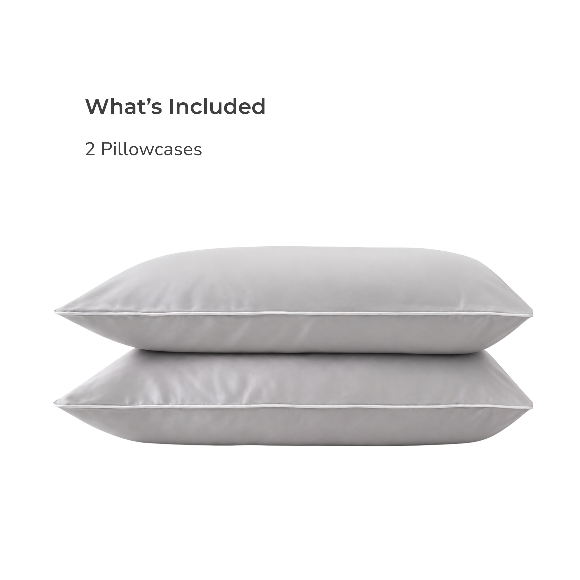 Piping Luxe Pillowcase Pair | 600 Thread Count