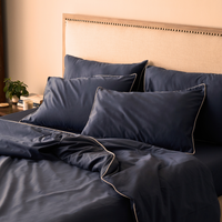 Piping Luxe Pillowcase Pair | 600 Thread Count