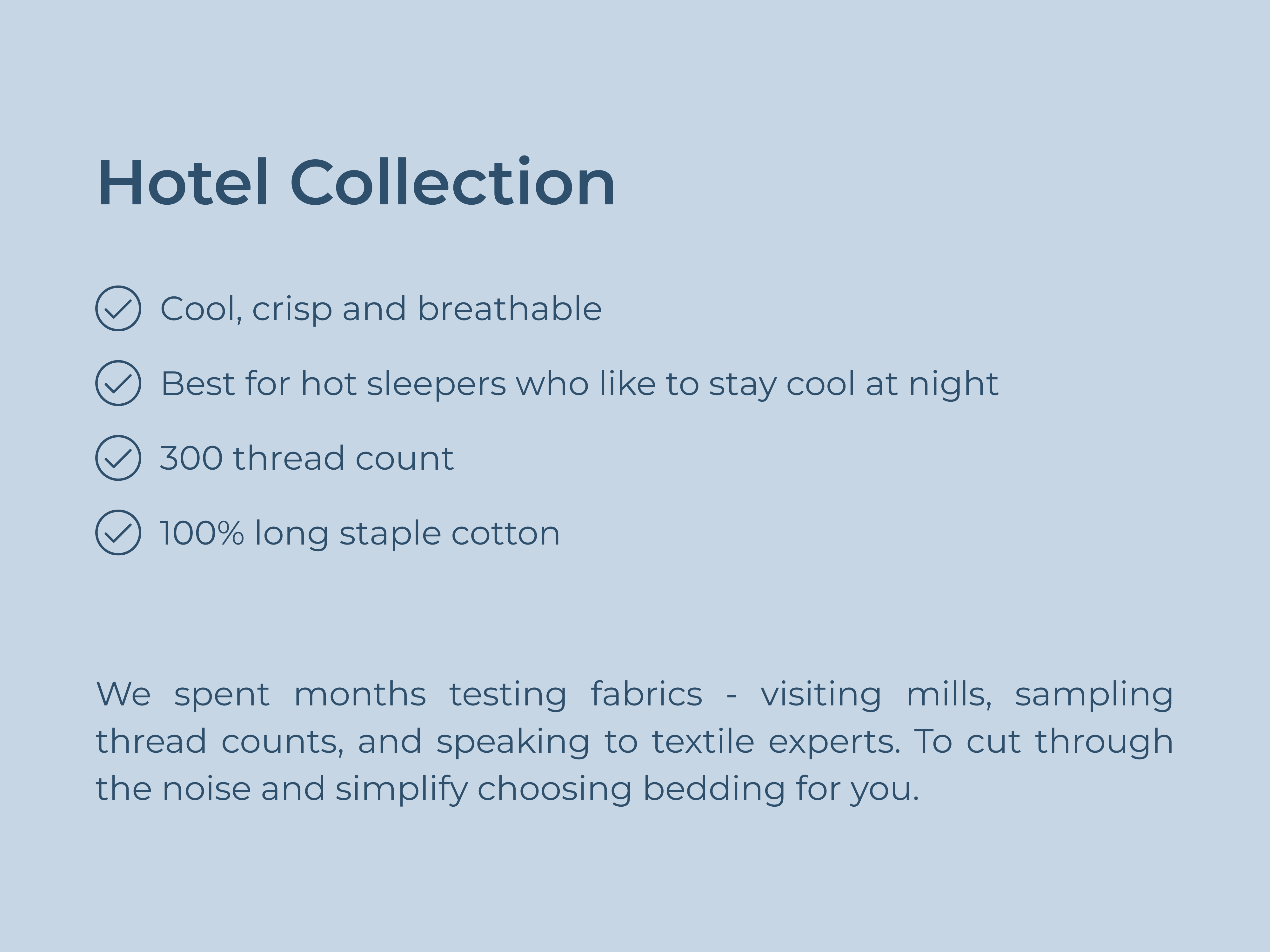 Classic Hotel Percale Sheet Set