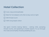 Classic Hotel Percale Sheet Set