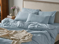 Piping Hotel Percale Sheet Set