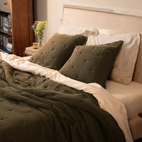 Cloud Cotton Gauze Quilted Shams