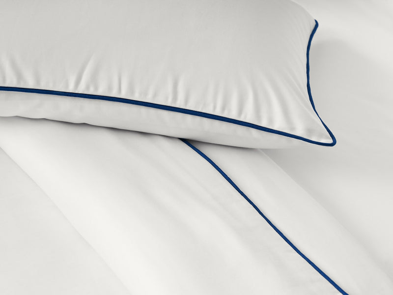Piping Luxe Pillowcases | 600 Thread Count