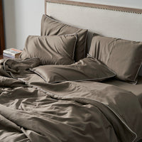 Piping Luxe Duvet Cover | 600 Thread Count