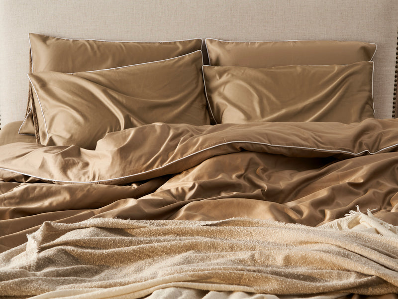 Piping Luxe Pillowcases | 600 Thread Count
