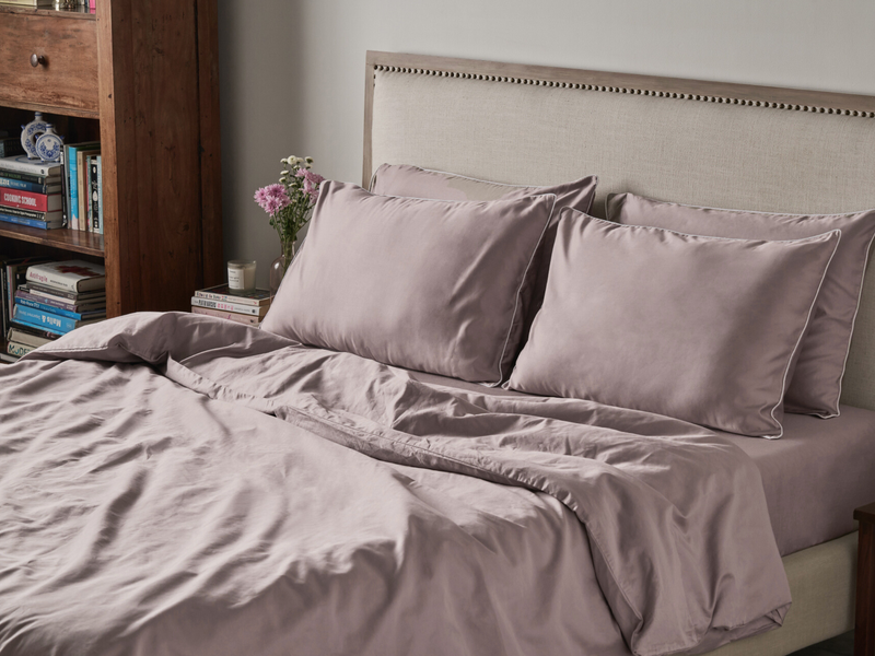 Piping Luxe Duvet Cover Set | 600 Thread Count