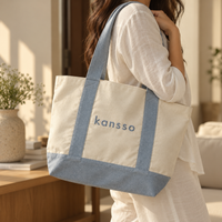 Powder Blue - Embroidered