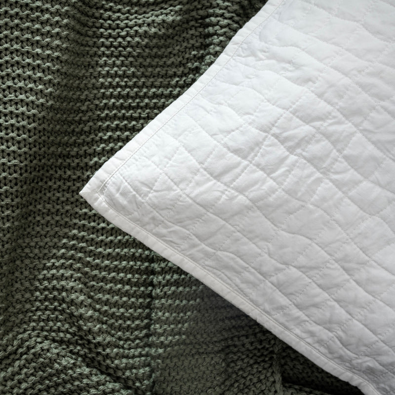 Organic Cotton Quilted Shams