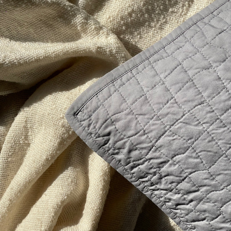 Organic Cotton Quilted Shams