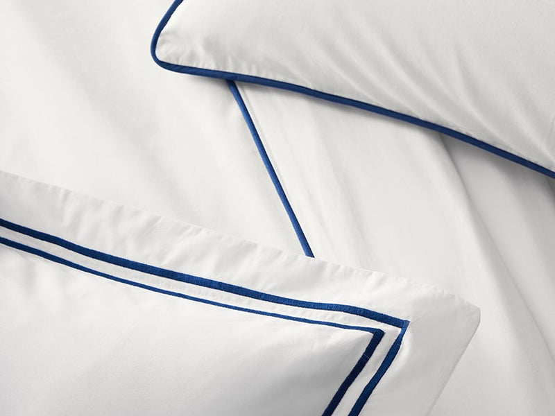 Piping Hotel Percale Sheet Set